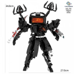 Skibidi Tualett Titaan TV Mees Speakerman &Otilde;udusm&auml;ng Bossid Kaamera Ehitusklotsid Multifilm Nukumudel Laste S&uuml;nnip&auml;ev Halloweeni Kingitus