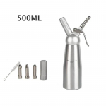 500/1000 ml vahukoorep&uuml;stol koore dosaator roostevabast terasest koogitoru p&uuml;stol Sifoon pigistatav pudel magustoidu t&ouml;&ouml;riist koorep&uuml;stol