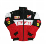 V&otilde;idus&otilde;idujakk Vintage Valge Nascar Retro Pommikindel - Jakk Vormel 1 Vintage Jakk M must