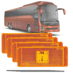 24V LED k&uuml;ljeindikaatori vilkurid Parkimislamp Tagatuled Komplekt Asendus Universaalne Bussidele Veoautodele Haagistele Poolhaagistele Kallurautodele