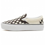 Vans Classic Slip On Platvorm 'Ruuduline Must Valge' Vans VN00018EBWW