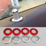 Angelguoguo Car modified for Mercedes Benz GLE GLS Class door bolt lock pin cover auto door Silver pin