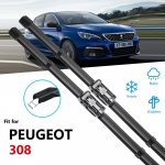 jaoks Peugeot 308 2007~ luukp&auml;ra SW CC T7 T9 klaasipuhasti hari Autotarvikud Kleebised Klaasipuhastid 2008 2013 2014 2014 - 2019 T9