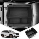 BIBIBO 2025 Subaru Foresteri keskkonsooli korraldaja 2025 2026 Subaru Foresteri konsooli k&auml;etoe alus + topsihoidja + juhtmevaba laadimisalus 2025 Black-1Pack black