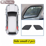 LINNUNU Car Sunshade Curtain Side Window Magnetic Mesh Summer Sun Shade UV Protection for chery arrizo 8 2025 2024 accessories Side small-2PCS