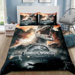 Jurassic Dinosauruste Pargi Maailma Voodipesu Komplekt Magamistoa Pehme Kaasaegne Voodikate Mugav Tekikott Tekikate Ja Padjap&uuml;&uuml;r AU Single 140x210cm