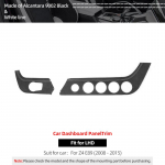 For BMW Z4 E89 Made of Alcantara Dashboard trument Panel Frame Trim Strip Performance Sticker Car Interior Tuning Accessories White LHD