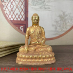 Puhas messing Tuhande Buddha Istub Lootusel Vask Amitabha Meditsiin Shakyamuni Buddha Kuju Ornam