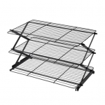3/4-kihiline kokkupandav jahutusrest Kokkupandav reguleeritav virnastatav disain Mittekleepuva kattega metallist jahutusrest Kookide k&uuml;psetamiseks K&ouml;&ouml;gitarvik 3-Layers must