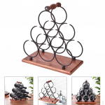 Bottle Rack Standing 6 Bottles of Stand er for Pantry Cellar must