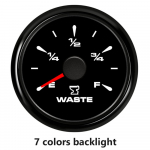 0~190 ohm/240~33ohm Car Boat Sewage Level Gauge E-F Car Boat RV Holding Tank Level Gauge Sensor 200mm 400mm 500mm 9-32V Customized BN Gauge