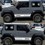 Suitable for Suzuki's new JIMNY Guard body stickers, off-road modification decals, Jimny door decorative stickers valge