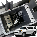 Center Console Organizer Dividers for Toyota 4Runner 2010-  Accessories, Armrest Storage Box Compartment ert Console Organizer