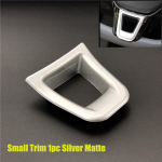 Car accessories Steering Wheel trim For Volkswagen Jetta Golf Sportsvan Golf 7 Polo Caddy Amarok Lavida Passat Tiguan Touran up! Small Trim Silver