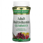 Nature's Bounty, T&auml;iskasvanute multivitamiini kummikommid, Apelsini, Kirsi ja Viinamarja maitsega, 75 kummikommi