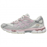 ASICS GEL NYC Breathable Low top Running Shoes Men's Gray Pink 1203A383-028 37