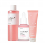 Medicube PDRN Pink 3-astmeline komplekt Rahustav Cica toonik 250ml + Roosa ampull 30ml + H&uuml;aluroonhappe niisutav kreem 50ml Revitaliseeriv ja pinguldav hooldus