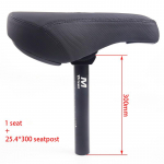 M Juhitud jalgratta sadul bmx ratta sadul BMX sadul ja 25.4mm 27.2mm Sadulapost Sadul ja AL6061 Sadulapost