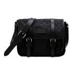 Gucci Ophidia Nahast Logoga Monogramm Moodne Mitmek&uuml;lgne Nailonist Funktsionaalne &Otilde;la-Crossbody Kott Meeste kotid Must 510335-K28AN-1000 Basic Set (Bag+Dust Bag)