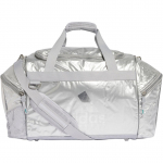 Adidas EQT Team Suure Mahutavusega Mitme Taskuga Spordist PU &Otilde;lakott T&otilde;mblukuga Reiskott Unisex Kotid L&auml;bipaistev H&otilde;bedane Metallik JC5991 Transparent & Silver Metal