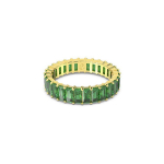 Swarovski Matrix Rektangulaarse L&otilde;ikega Peen Kuldsekattega S&otilde;rmus Naiste s&otilde;rmused Roheline 5648909 Box (Random Color),50