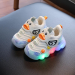 2025 helendavad koomiksin&otilde;elkingad: Pehme tallaga LED-valgustusega kingad v&auml;ikelastele ja lastele Size 16 (Inner 11.5cm) beež
