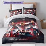 Bayer 04 Leverkusen Muster Voodipesu Tekikott Komplekt Tekikott Padjap&uuml;&uuml;r Kodu Kaunistus S&uuml;nnip&auml;evakingitus (1 * tekikott + 2 * padjap&uuml;&uuml;ri, ilma s&uuml;damikuta) 135x200cm
