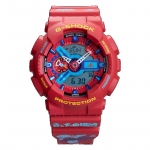 Casio G-SHOCK Meeste Vaik 200M Veekindel Digitaalne P&otilde;rutuskindel Kvartsikell GA-110CDY24-4A punane