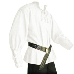 Retro Kiirkuivav S&auml;rk R&uuml;&uuml;tlis&auml;rk Stiilne P&uuml;stkrae Halloweeni R&uuml;&uuml;tlis&auml;rk Cosplay Kost&uuml;&uuml;m Keskaegsed Riided Retro S&auml;rk Ilma V&ouml;&ouml;ta 3XL white