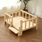 XS/S T&auml;ispuidust kassimaja T&otilde;stetud turvapiiretega Lemmikloomavoodi Vastupidav kandev&otilde;imega koerakuut Mugav kassipesa 4 hooajaks XS 53X38x40cm