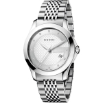 Gucci YA126404 G-Ajatu h&otilde;bedane sihverplaadiga meeste k&auml;ekell 44 h&otilde;be