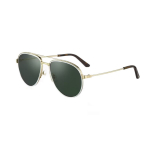 Cartier tuulekindlad &otilde;hukeste sangadega piloodistiilis p&auml;ikeseprillid Unisex p&auml;ikeseprillid Kuldne ESW00573 Gold,59