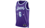 Nike Nba Los Angeles Lakers City Edition Lebron James 6 Dri FIT Swingman S&auml;rk DB4032-506 S