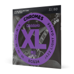 Jazz Light Korterkeermega Elektrikitarri Keeled ECG24 D'Addario .011-.050 purple