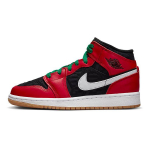 Air Jordan 1 Mid SE GS J&otilde;ulud Laste tossud Punane Must Valge DQ8418-006 39