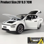 1:24 Model Y Facelift Maastikuauto SUV Sulamist Metallist Valatud Mudelauto Heli ja Valgusega T&otilde;mmatav Laste M&auml;nguasi Kogumisobjekt S&uuml;nnip&auml;evakingitus