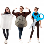 Kivi-paber-k&auml;&auml;rid naljakad peokost&uuml;&uuml;mid, t&auml;iskasvanutele One size fits all adults sinine
