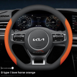 Nahast autojuhtimiskangi kate Kia Niro Sorento Picanto Seltos Carnival K5 Ceed K4 K3 Xceed Sportage 2015 - 2023 2024 2025 jaoks