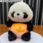 Hingav panda Beebi rahustav pehmem&auml;nguasi Beebi Lapsed Rahustav muusika Magamiskaaslane Heli ja valgusega nukk M&auml;nguasjad