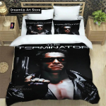 Schwarzenegger Terminator Voodipesukomplektid peen vooditarvete komplekt tekikott vooditekk voodipesukomplekt luksuslik s&uuml;nnip&auml;evakingitus 135x200cm