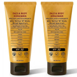 2 tk Korallidele ohutu mineraalne p&auml;ikesekaitsekreem SPF 50 tsingioksiidiga, mitterasvane loomarasva valem n&auml;ole ja kehale