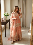 Disainer India Bollywood Salwar Kameez Pakistani Peoasjade Sharara &Uuml;likond Kleit M-38 virsik