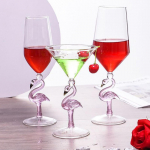 Roosa Flamingo Martini Klaas Kokteiliklaas T&auml;histamiseks Kokteili S&uuml;nnip&auml;evaks 330ML