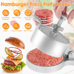 Burgeripress 100 vahapaberiga, reguleeritava paksusega, mittenakkuv hamburgeripihvide valmistamise vorm grillimiseks, k&uuml;psetamiseks, k&ouml;&ouml;giriist about 4.33in