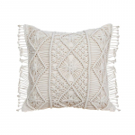 Makrameepadi kate - 2 tk komplekt Boho padjakate 100% puuvill Dekoratiivne tutiga padjakate Boho kodu sisustus 45x45cm