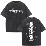 Tate McRae So Close To What Albumituur Pesitud T-s&auml;rk Mehed Naised Puuvillane L&uuml;hike Varrukas Suvine Vintage T-s&auml;rk Topid F&auml;nnide Kingitus 3XL mitmev&auml;rviline