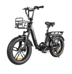 SAMEBIKE C05 PRO rasvarehvidega elektrijalgratas, 500W mootor, 36V 13Ah liitiumaku, 20 t&auml;iskasvanute e-jalgratas linna s&otilde;itmiseks, s&otilde;itmiseks ja reisimiseks 500W 36V 13AH must