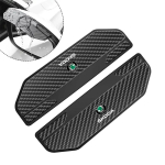 2 tk S&uuml;sinikkiust Auto Tahavaatepeegli Vihmakaitsmed Skoda Octavia Kodiaq Kamiq Fabia RS Rapid Yeti Karoq Vision jaoks hkpx25 gray