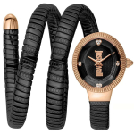 Roberto Cavalli Madu Must T&auml;hik Must Terasrihmaga K&auml;ekell Naistele JC1L269M0075 must