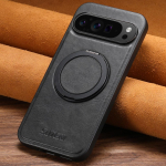 &Otilde;li-vaha nahast &uuml;mbris Google Pixel 11 Pro XL/10 Pro/9/8/7/8A/7A/6A jaoks, Magnetilise r&otilde;ngaga seisutugi, Traadita laadimise telefoni kate Google Pixel 11 Pro must
